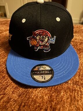 NBA Tune Squad Black and Blue Fitted Hat